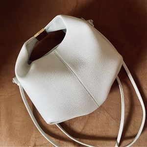 Polene White Crossbody Bag